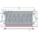 Condensator, airconditioning NISSENS 94551