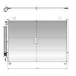 Kondensator, Klimaanlage EASY FIT NRF 350461