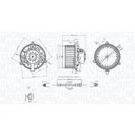 Pulseur d'air habitacle MAGNETI MARELLI 069412742010
