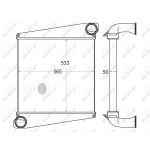 Ladeluftkühler NRF 30555