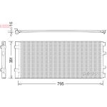Condensator, airconditioning DENSO DCN23037