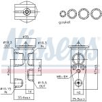Soupape d'expansion (climatisation) NISSENS 999491