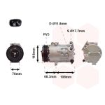 Klimakompressor VAN WEZEL 3700K418