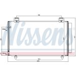 Condensatore, impianto di climatizzazione NISSENS NIS 940318