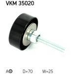 Puleggia di rinvio/guida, cinghia trapezoidale SKF VKM 35020
