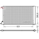 Condensor, airconditioning DENSO DCN20039