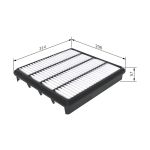 Ilmansuodatin BOSCH FILTRY F 026 400 226
