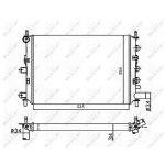 Radiateur, refroidissement du moteur Economy Class NRF 514436A