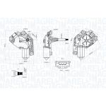 Moteur d'essuie-glace MAGNETI MARELLI 064075500010