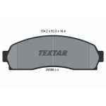 Remblokset TEXTAR 2506801, voor