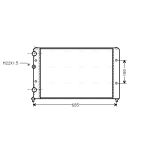 Radiateur moteur AVA COOLING STA2031