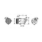 Airco-compressor AVA COOLING BWAK076