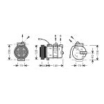 Airco-compressor AVA COOLING AIAK150