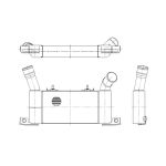 Ladeluftkühler NRF 309098