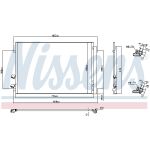 Condensatore, impianto di climatizzazione NISSENS NIS 941087
