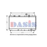 Arrefecedor do motor AKS DASIS 100280N