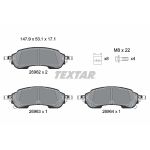 Bremsbelagsatz TEXTAR 2696201