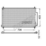 Condensator, airconditioning DENSO DCN40013