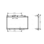 Radiateur moteur AVA COOLING TO2318