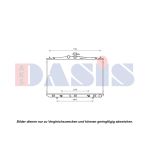 Arrefecedor do motor AKS DASIS 210261N