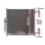 Condensator, airconditioning VAN WEZEL 02005218