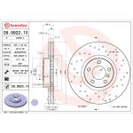 Disco de travão - Xtra BREMBO 09.9922.1X