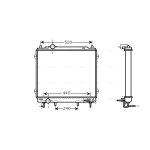 Motorkühler AVA COOLING HY2146