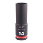 Slagmoersleutel 3/8" zeshoekig MILWAUKEE 4932480288