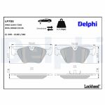Levyjarrun jarrupalasarja DELPHI LP705