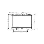 Arrefecedor do motor AVA COOLING AU2154