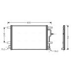 Condenseur (climatisation) AVA COOLING AI5199