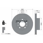 Disco de freno TEXTAR 92305203 frente, ventilado, 1 pieza