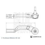 Tête de barre d'accouplement BLUE PRINT ADBP870120