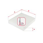 Filtre, air de l'habitacle SOFIMA S 3254 C