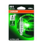 Hehkulamppu halogeeni OSRAM H1 Ultra Life 12V, 55W