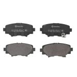 Bremsbelagsatz BREMBO P 49 049, Hinten
