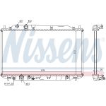Radiador, refrigeración del motor NISSENS 68141