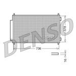 Condensator, airconditioning DENSO DCN40002