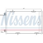 Condensator, airconditioning NISSENS 940333