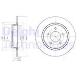 Bremsscheiben DELPHI BG3930 hinten, voll, 2 Stück