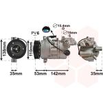 Compressore aria condizionata VAN WEZEL 0600K393