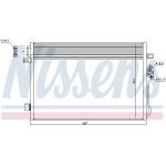 Condensator, airconditioning NISSENS 940379