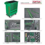 Carrinho de ferramentas com equipamento TOPTUL GE-26105