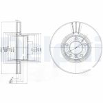 Bromsskiva DELPHI BG9005