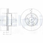 Disque de frein DELPHI BG4227C