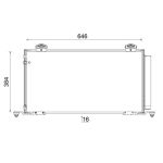 Condensator, airconditioning MAHLE AC 823 000S