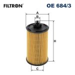 Filtro de óleo FILTRON OE 684/3