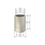 Filtro de ar BOSCH FILTRY 0 986 626 779