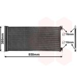 Condensator, airconditioning VAN WEZEL 43015702