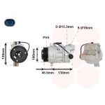 Airco-compressor VAN WEZEL 0600K319